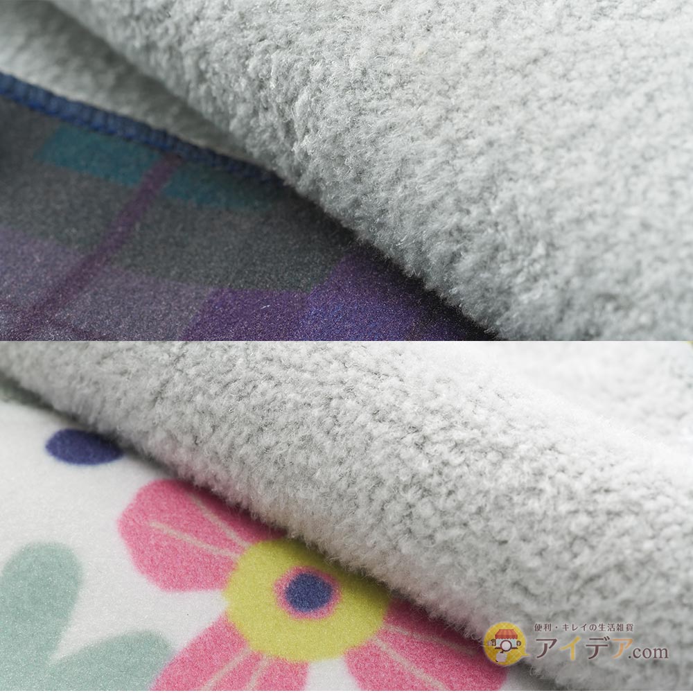 内側マイクロファイバー素材で水分を吸収