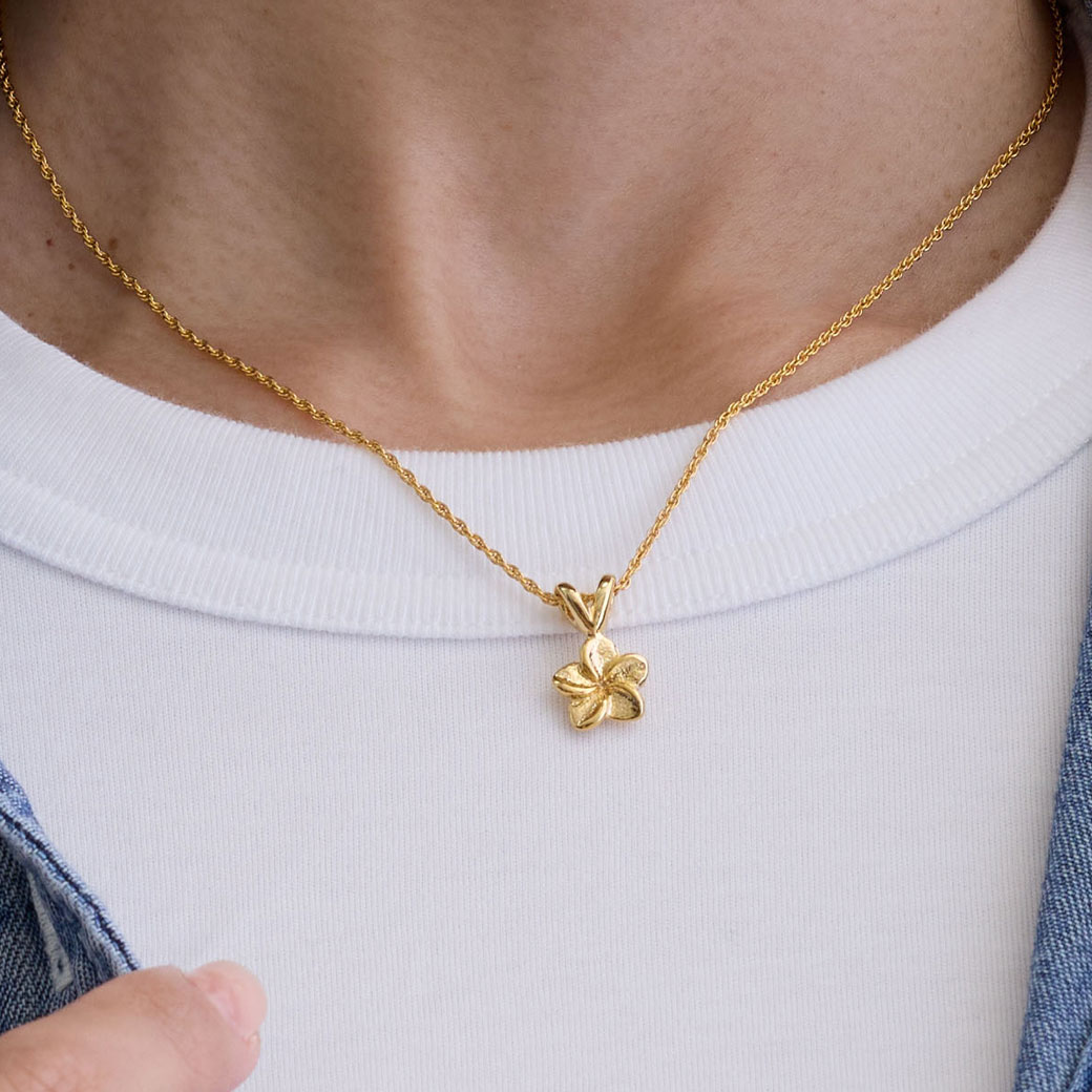 Plumeria Hawaiian Necklace｜日本製プルメリアフラワーネックレス